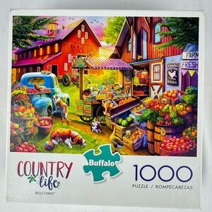 Buffalo Games Country Life “Bells Farm” 1000 Piece Puzzle